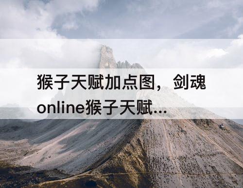 猴子天赋加点图，剑魂online猴子天赋加点图