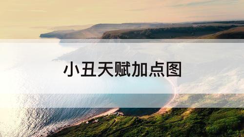 小丑天赋加点图