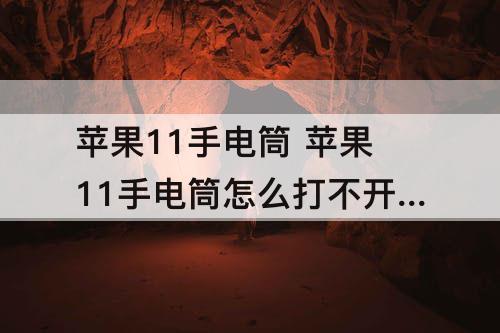 苹果11手电筒 苹果11手电筒怎么打不开微信自动扣款怎么样关了