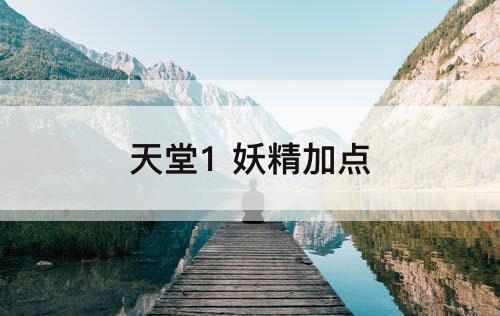 天堂1 妖精加点
