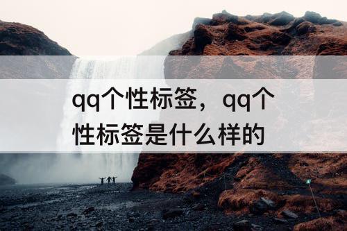 qq个性标签，qq个性标签是什么样的