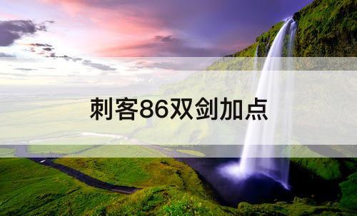 刺客86双剑加点