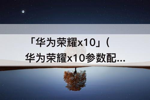 「华为荣耀x10」(华为荣耀x10参数配置)