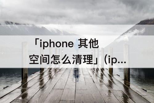 「iphone 其他空间怎么清理」(iphone 其他空间怎么清理 知乎)