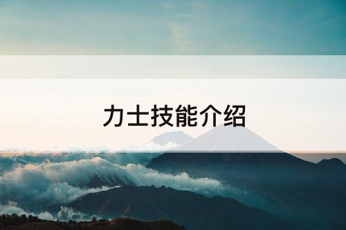 力士技能介绍
