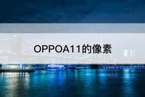 OPPOA11的像素