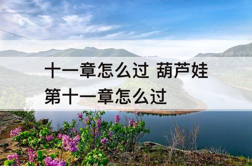十一章怎么过 葫芦娃第十一章怎么过