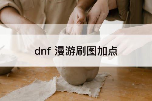 dnf 漫游刷图加点