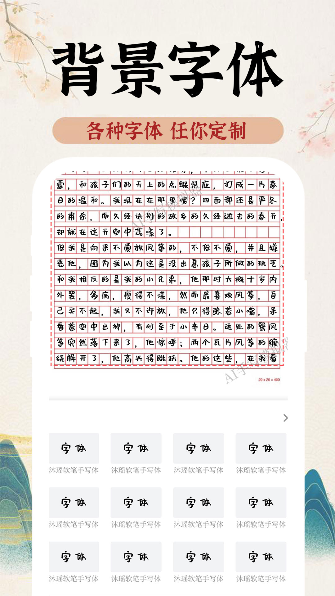 AI字迹模拟大师  v1.0.0图3