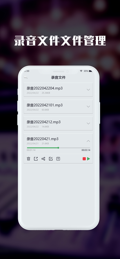 黑屏录音机  v1.0图1