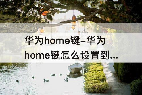华为home键-华为home键怎么设置到桌面