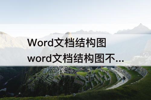 Word文档结构图 word文档结构图不显示章节号