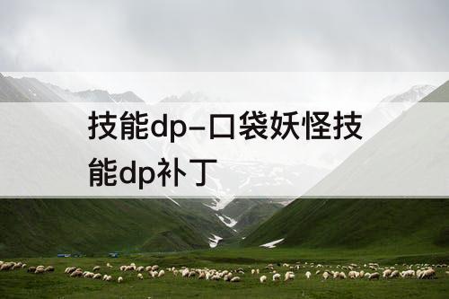 技能dp-口袋妖怪技能dp补丁