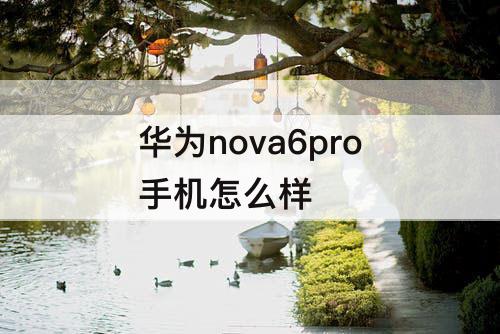 华为nova6pro手机怎么样